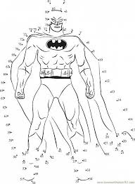 Unisci I Puntini Difficile Con Batman Disegni Da Colorare Batman Disegni
