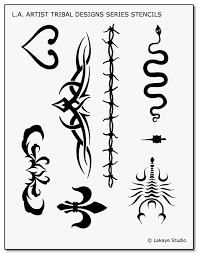 Apply liberal amount of eucalyptus oil to skin. Temporary Tattoo Design Stencils For Earth Henna Body Art Kits