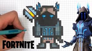 Skin Fortnite Pixel Tuto Dessin Roi Des Glaces Pixel Art Fortnite Youtube Di 2020
