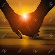 Image result for romantic couple images silhouette sunshine