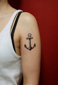 Cute Yet Simple Anchor Tattoo Traditional Anchor Tattoo Anchor Tattoos Simple Anchor Tattoo