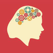 Psychological concept of human thinking brain mechanics woman complexes  problems vector | Premium Vector