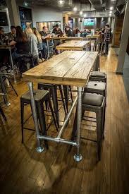 Due to our selection, our pieces are perfect for nearly any size or style. 3 Planks Bar Dining Table High Breakfast Table Dark Grey Etsy Dining Table In Kitchen High Dining Table Bar Dining Table