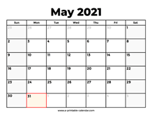 Use our printable 2021 calendars that let you do everything on time. May 2021 Calendars Printable Calendar 2021