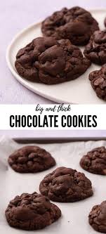 Amazing Chocolate Cookies Big And Thick Sweetest Menu Recipe Chocolate Cookies Chocolate Cookie Recipes Double Chocolate Chip Cookie Recipe