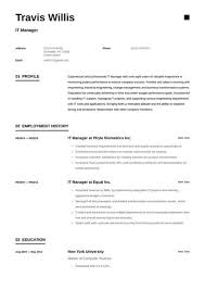 As, the name suggests this format highlights your career profile, educational summary or professional profile as it may seem fit for the job. Basic Or Simple Resume Templates Word Pdf Download For Free