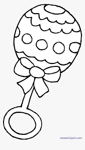 Vector Freeuse Download Baby Rattle Clipart Baby Shower Colouring Pages Hd Png Download Transparent Png Image Pngitem