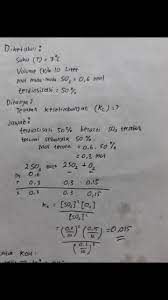 Temukan informasi lengkap tentang sebanyak 4 mol gas hi dipanaskan dalam suatu ruangan 5 liter pada suhu 300k. Pada 7 C Dalam Ruang Yang Volumenya 10 Liter Dipanaskan 0 6 Mol Gas So3 Hingga Terdisosiasi 50 Brainly Co Id