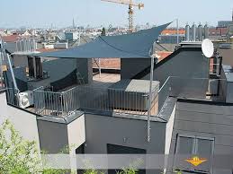 Sonnensgel Auf Dachterrasse Sonnensegel Segel Schermbeck