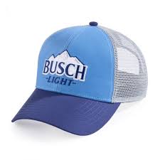 Busch Light Gray Mesh Back Hat The Beer Gear Store