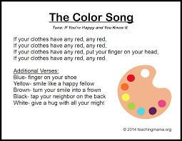 This song about love through time and space is like a second title track. 10 Preschool Songs About Colors