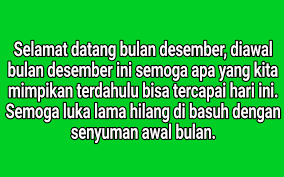 Rindu sama mantan pacar yang terindah? Kata Kata Harapan Di Awal Bulan Desember