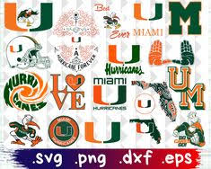 Clipartshop Miami Miami Hurricanes Svg Miami Hurricanes Logo Miami Hurricanes Clipart Miami Hurricanes Cricut Hurricane Logo Clip Art Miami