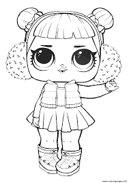 Select one of 1000 printable coloring pages of the category adult. Lol Surprise Doll Snow Angel Coloring Pages Printable