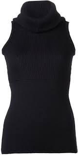 Maybe you would like to learn more about one of these? Pull A Col Roule Sans Manches Noir 257 Farfetch Com Lookastic France