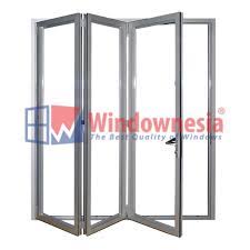 Kami menawarkan jasa pengerjaan jendela pintu dengan bahan upvc / aluminium berbahan baku import yang berkualitas. Harga Pintu Lipat Aluminium Pintu Folding Aluminium