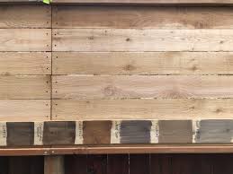 Transparent waterproofing cedar natural tone wood finish. Selecting The Perfect Neutral Stain Color For A Cedar Fence Rain And Pine