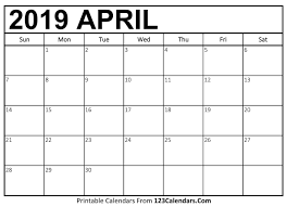April 2019 Calendar Word Doc Calendar Printables Free Printable Calendar Templates Calendar Word