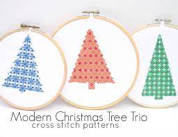 Links preceded by an asterisk (*) lead directly to pdf files. Modern Christmas Tree Cross Stitch Patterns Catholic Sprouts