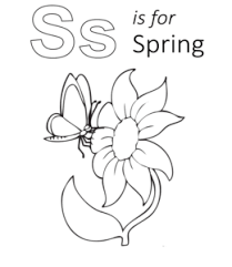 Don't forget to coloring page. Spring Coloring Pages Playing Learning