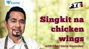 Singkit na chicken wings by Chef Gene Gonzalez