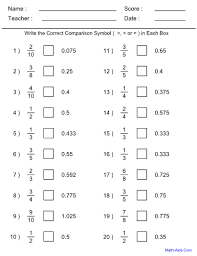 The best source for free fraction worksheets. Math Aids