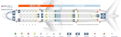 seat map airbus a330 200 delta airlines best seats in plane