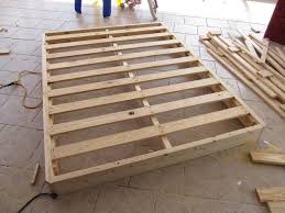 the box spring on my bed broke causing sagging and creaking here s how i built a new one bed foundation diy bed frame box spring bed frame