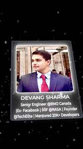We’re immensely pleased to announce that Devang Sharma, Senior Engineer at  BMO Canada and founder of TechElite, will be joining us for Electrothon  5.0! 🚀, With experience working at Facebook, as well ...