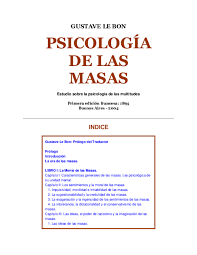 DOC) Psicologia-de-Las-Multitudes-Gustave-Le-Bon.docx | diego gonzalez -  Academia.edu