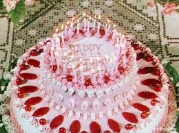 Happy birthday gif funny bday animated meme gifs. Amazing Happy Birthday Pink Cake Gif