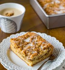 Make The Best Eggless Coffee Cake With Cinnamon Walnut Streusel Topping And Glaze This Tea Time Cak Eggless Coffee Cake Recipe Coffee Cake Coffee Cake Recipes