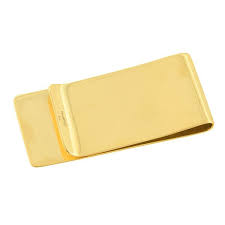 Tiffany & co silver atlas groove money clip holder. Tiffany Co Retro 14kt Gold Money Clip A Brandt Son