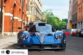 Pagani Zonda Zondabymileson Bluecarbon Supercar Hypercar Luxury Car Carspotting London Uk England V12guo Latest Cars Super Cars Car