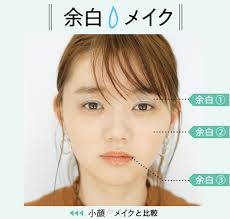 涙袋がポイントだった 余白を減らす夏の小顔メイク教えます 小顔 メイク 美容部員 メイク