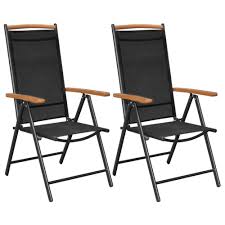 Search all products, brands and retailers of textilene garden sofas: Folding Garden Chairs 2 Pcs Aluminium And Textilene Black