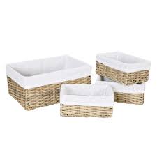 A wide variety of decorative bathroom storage options are available to you, such as material, use, and feature. Hosroome Handmade Wicker Storage Baskets Set Woven Decorative Organizing Nesting Baskets For Bedroom Bathroom Set Of 4 Beige Buy Online In Saint Vincent And The Grenadines At Saintvincent Desertcart Com Productid 145052161