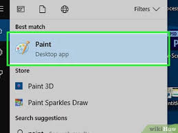 To open paint, type paint in the search box on the taskbar, and then select paint from the list of results. How To Use Microsoft Paint In Windows With Pictures Wikihow