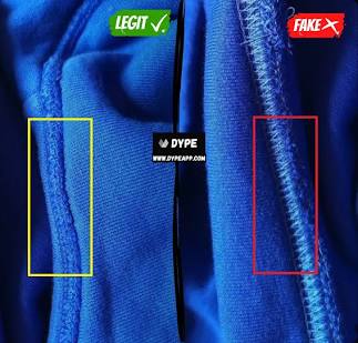 Legit vs Fake stitching patterns, AI generated