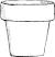 Printable Flower Pot Clipart Black And White