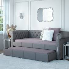 House Of Hampton Mickel Twin Solid Wood Daybed With Trundle Reviews Wayfair