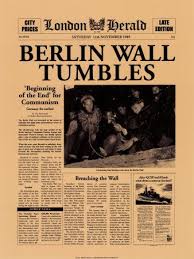 Media captionthe bbc reports from the scene as the berlin wall goes up. Berlin Wall Berlin Wall Historical News Newspaper Front Pages