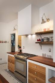 Simple Plaster Range Hood Eclectic Kitchen Kitchen Design Small Kitchen Design