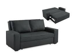 Meubles rembourrés pas chers » salon: Canape 3 Places Convertible James En Tissu Gris Pas Cher Canape Cdiscount Iziva Com