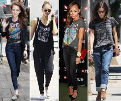 How One T Shirt Can Make Your Outfit Infinitely Cooler Jeans And T Shirt Outfit Hipster Looks Casual Fall Outfits