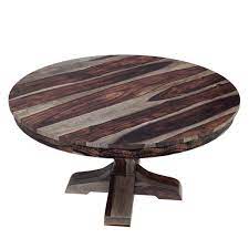 Add a feeling of warmth to your dining room with our stunning solid wood dining tables. Hosford Handcrafted Solid Wood Round Pedestal Dining Table