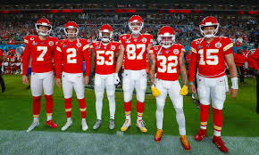 Find out the latest on your favorite nfl teams on cbssports.com. Kansas City Chiefs Mobile The Kansas City Chiefs Captains Prior To Super Bowl Liv Between The K Kansas City Chiefs Football Chiefs Football Kansas City Chiefs