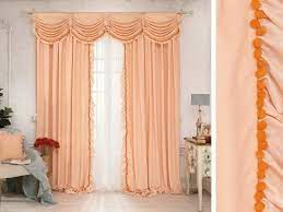 Shop for peach colored blackout curtains online at target. Design Peach Curtains With Photo Examples Confetissimo Women S Blog