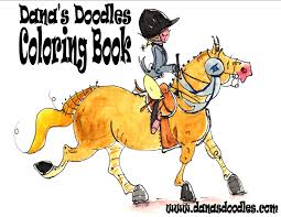 Download Free Horse Coloring Book Dana S Doodles