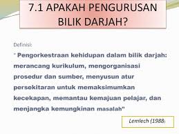 Pengurusan sumber merupakan aspek penting dalam pengurusan pembelajaran, pengurusan pusat sumber amat penting kerana ianya salah satu bantuan dalam sistem pembelajaran. Topik 7 Pengurusan Bilik Darjah Ppt Download